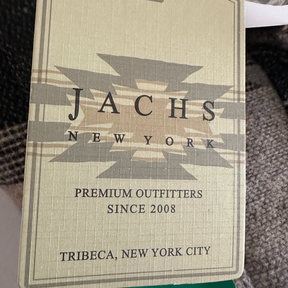 Jachs New York Men's Wool Blend Sherpa Lined Jacket XL Gray Aztec Western NEW - Picture 8 of 16